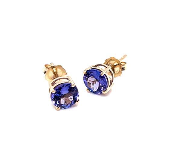 TANZANITE STUD EARRINGS