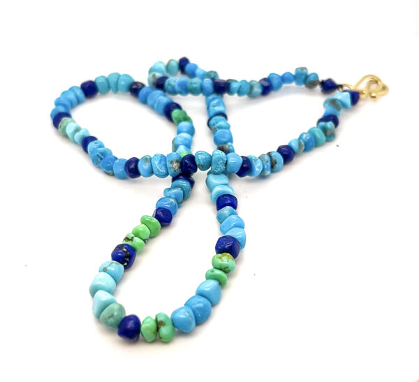 TURQUOISE AND LAPIS NECKLACE