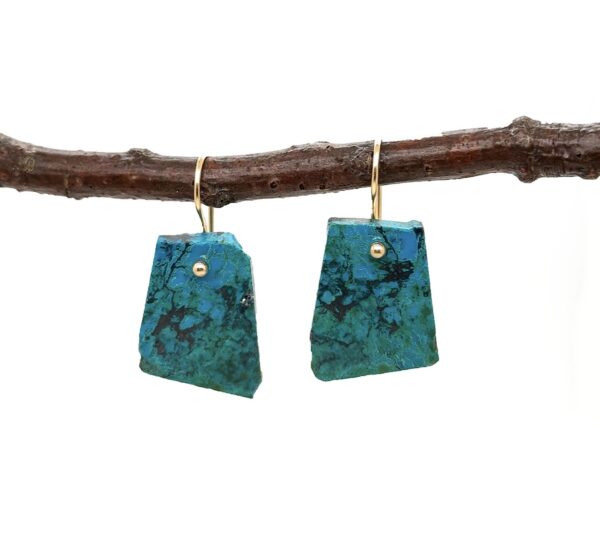 CHRYSOCOLLA EARRINGS