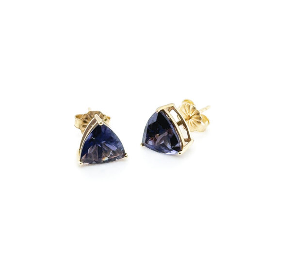 IOLITE STUD EARRINGS - Image 2