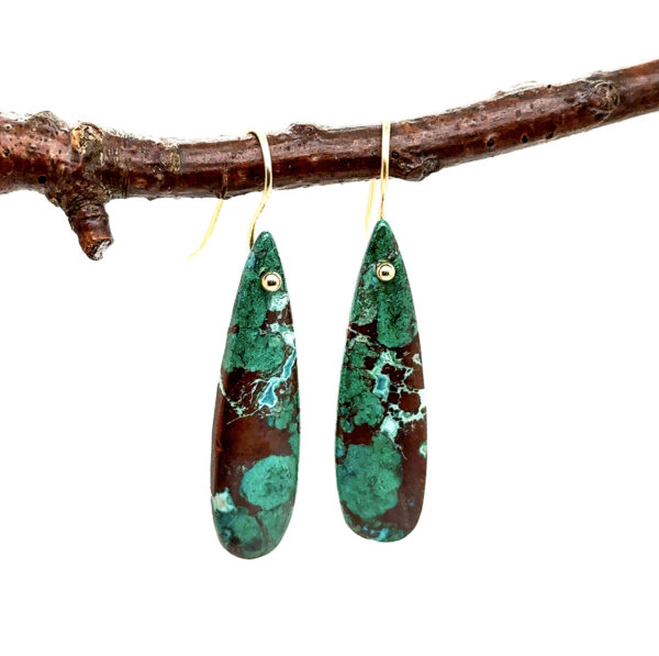 CHRYSOCOLLA EARRINGS